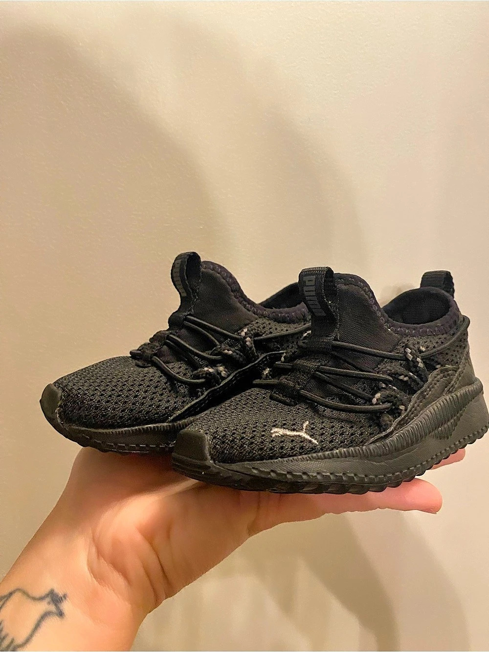 Puma RS-X Kids Black Sneakers US 6C